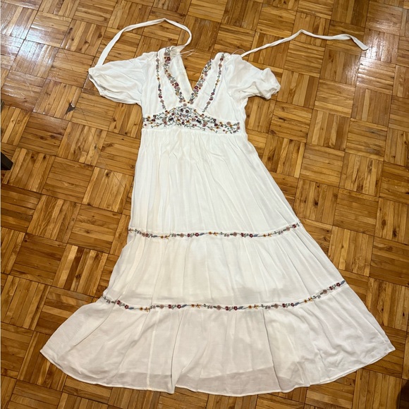 Santa Fe embroidery maxi dress - Picture 2 of 5